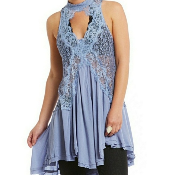 Free People Tops - 🍒NWT🍒 FREE PEOPLE FLOWY LACE TUNIC